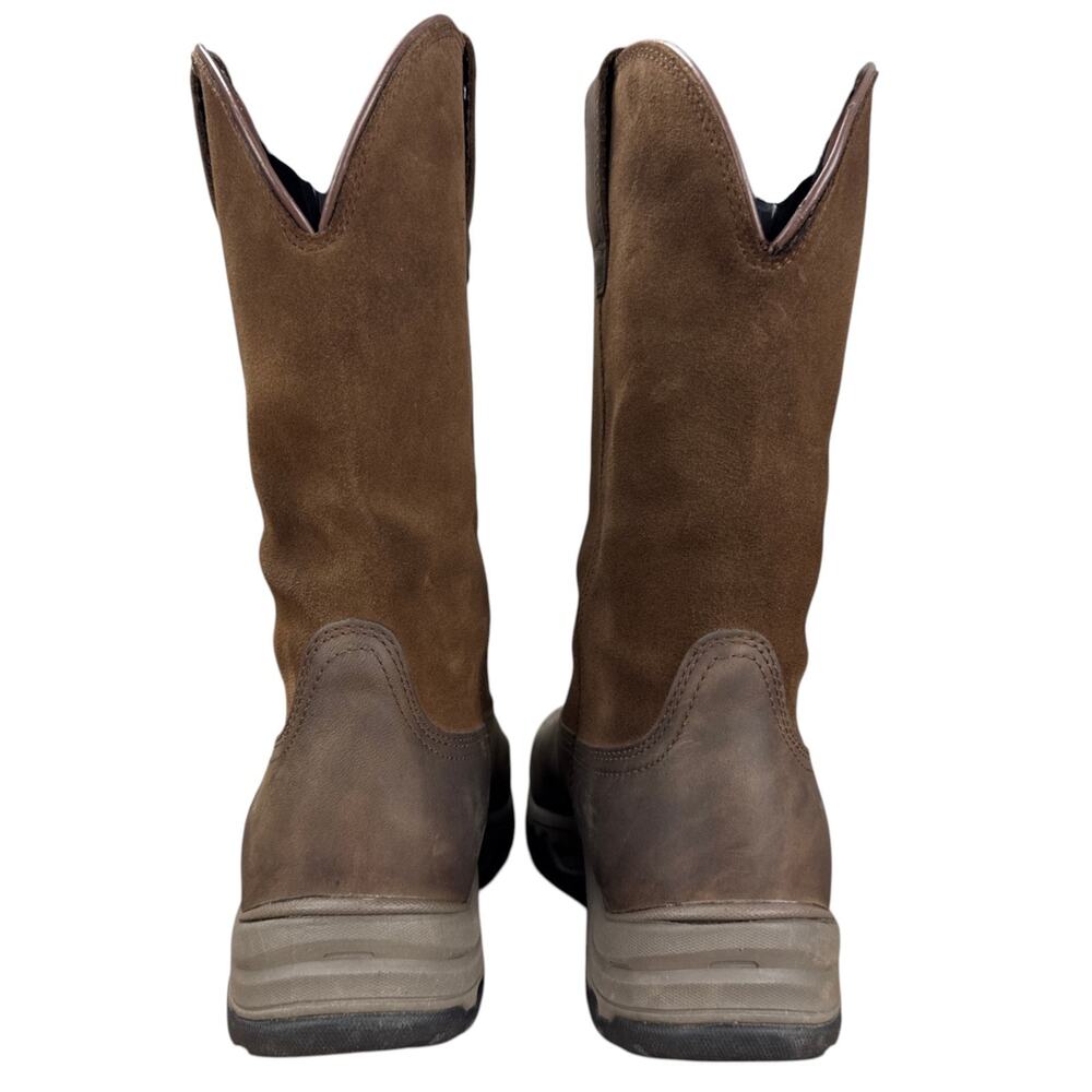 Ariat Womens 8 Terrain Waterproof Brown Leather Suede Western Boots 10011845 - Picture 7 of 13